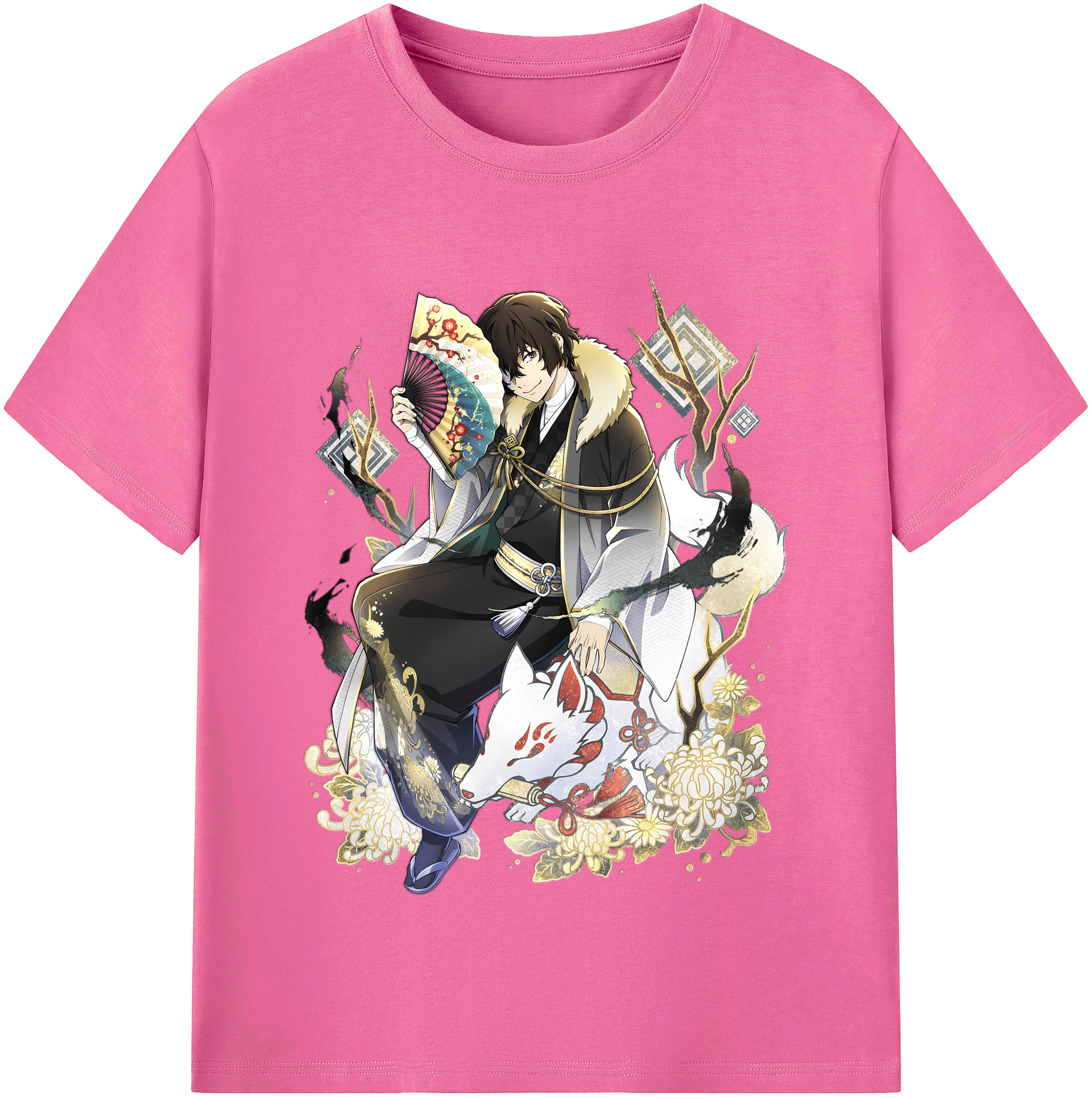 （画像用） 文豪ストレイドッグス Bungo Stray Dogs レディースカジュアルプリントTシャツ（綿100％）